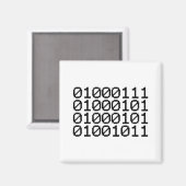 バイナリギーク マグネット (正面/裏面)