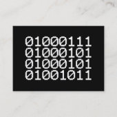 バイナリギーク 名刺 (正面)