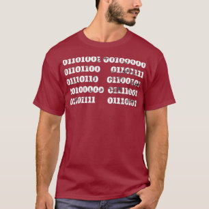 バイナリコードのコンピューターのレトロヴィンテージ Tシャツ