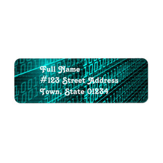 バイナリコードの宛名ラベル ラベル