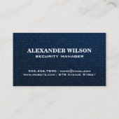 バイナリコードの背景 |テクニカルロゴ 名刺 (裏面)