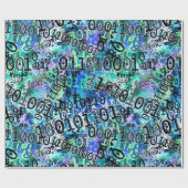 バイナリコードギーク ラッピングペーパー (フラット)