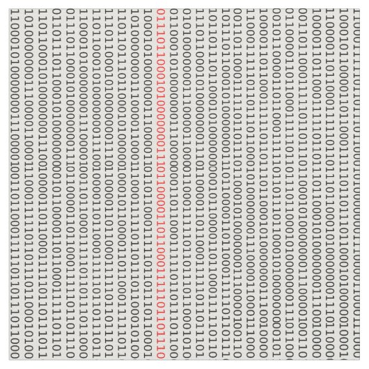 バイナリコードコンピュータエンジニア ファブリック (クローズアップ)