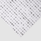 バイナリコードティッシュペーパー 薄葉紙 (詳細)