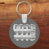 バイナリコードデザイン キーホルダー (正面)
