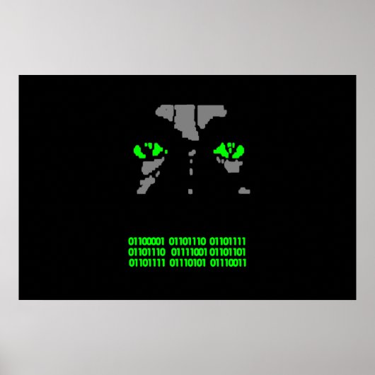 バイナリコードポスター ポスター (正面)