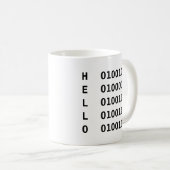 バイナリコード コーヒーマグカップ (正面右)