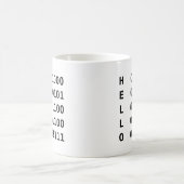 バイナリコード コーヒーマグカップ (中央)