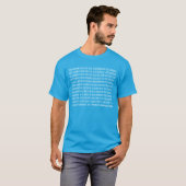 バイナリコード メッセージ入り 極客 Tシャツ (正面フル)