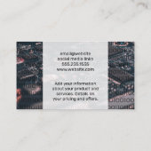 バイナリコード | 技術ロゴ 名刺 (裏面)