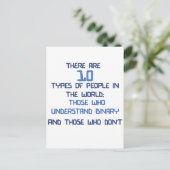 バイナリジョーク ポストカード (スタンド正面)