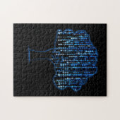 バイナリツリーコーディングコンピュータプログラマ ジグソーパズル (横)