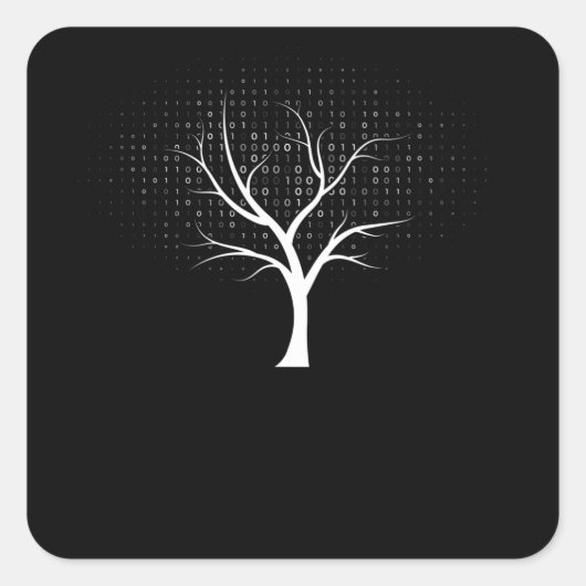バイナリツリー スクエアシール (正面)