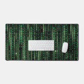 バイナリデータストリーム デスクマット (キーボード&マウス)