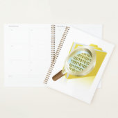 バイナリデータ拡大鏡のデジタルファイル検索 プランナー手帳 (ディスプレー)