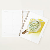 バイナリデータ拡大鏡のデジタルファイル検索 プランナー手帳