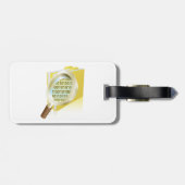 バイナリデータ拡大鏡のデジタルファイル検索 ラゲッジタグ (裏面横)