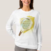 バイナリデータ拡大鏡のデジタルファイル検索 Tシャツ (正面)
