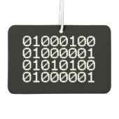 バイナリデータ カーエアーフレッシュナー (裏面)