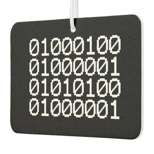 バイナリデータ カーエアーフレッシュナー (左)