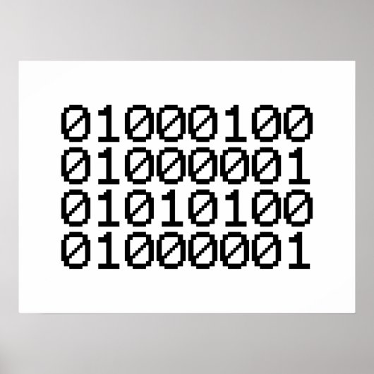 バイナリデータ ポスター (正面)