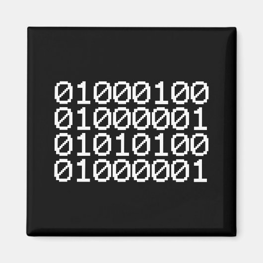 バイナリデータ マグネット (正面)