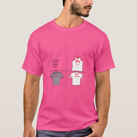 バイナリーオタク系のブリッツのスポーツジャージTech-Sav用 Tシャツ (正面)