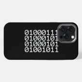 バイナリーギーク iPhone カスケース iPhoneケース (裏面横)