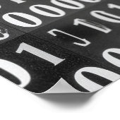 バイナリーコードのポスター ポスター (角)