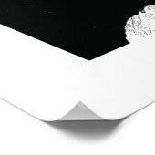 バイナリー白黒、Fuerteventura ポスター (角)