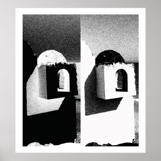 バイナリー白黒、Fuerteventura ポスター (正面)