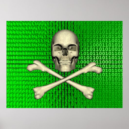 バイナリ上のクロスボーン ポスター (正面)