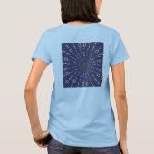 バイナリ丸型背景 Tシャツ (裏面)