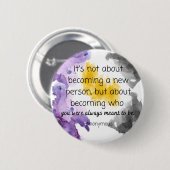 バイナリ以外のプライド色ボタン 缶バッジ (正面&裏面)