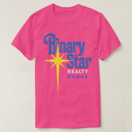バイナリ実数 Tシャツ (デザイン正面)