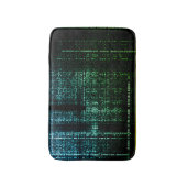 バイナリ至福:テクノロジーが静かさを満たす バスマット (正面縦)