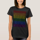 バイナリ虹 Tシャツ (正面)
