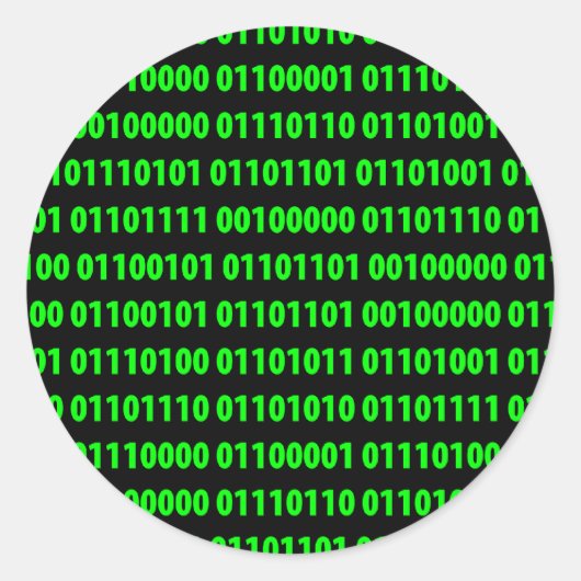 バイナリ ラウンドシール (正面)