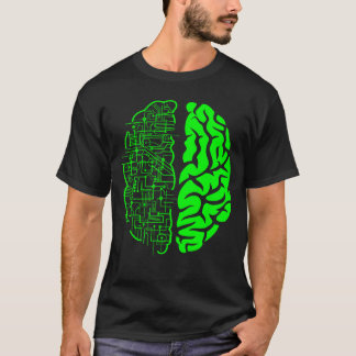 バイナリ AI コンピュータ回路 電気 ゲーム好き ギ Tシャツ