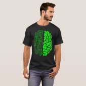 バイナリ AI コンピュータ回路 電気 ゲーム好き ギ Tシャツ (正面フル)