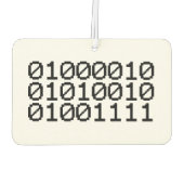 バイナリBRO カーエアーフレッシュナー (裏面)