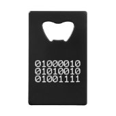 バイナリBRO クレジットカード栓抜き (正面)