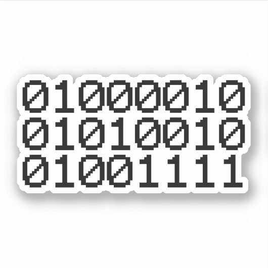 バイナリBRO シール (正面)