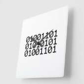 バイナリMUM スクエア壁時計 (傾斜)