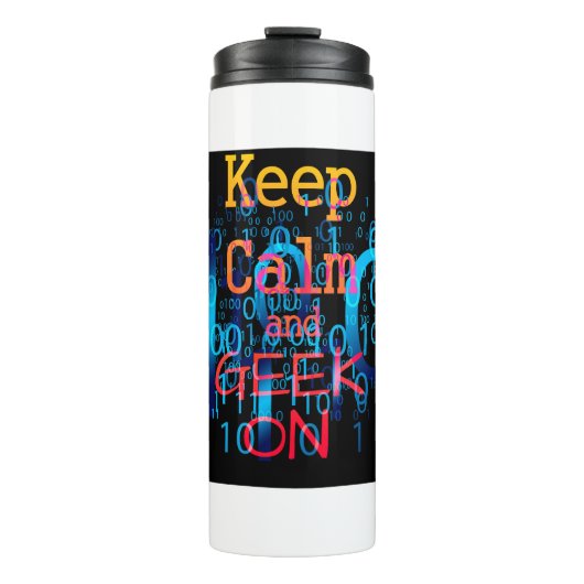 バイナ保リ・コードのCalmおよびギーク タンブラー (正面)