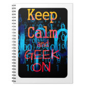 バイナ保リ・コードのCalmおよびギーク ノートブック (正面)