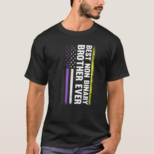 バイナ最高のリー以外の兄弟エバーLgbtゲイプライド Tシャツ (正面)