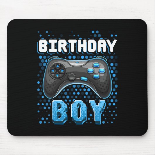 バイバイゲームコントローラーの誕生日ゲーマー マウスパッド (正面)
