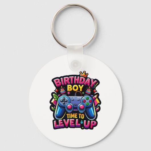 バイバイゲーム誕生日おめでとう キーホルダー (正面)
