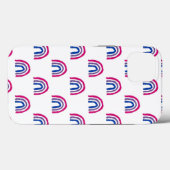 バイバイセクシャルプライド絵を描クレインボー Case-Mate iPhoneケース (裏面 (横))